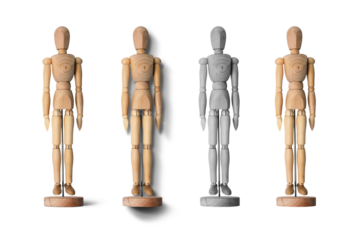 Wooden Manikin Articulated