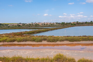 Observatory of the Salinas de Santa Pola, salt ponds where the Flamingos usually eat