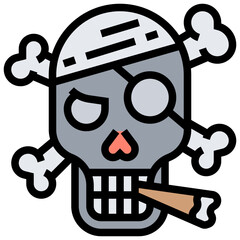 Crossbones icon