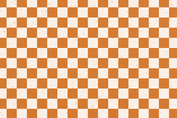 Chess retro vintage groovy background. Chessboard texture.