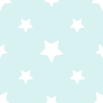 White star on blue background and pattern