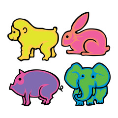 animal doodle set
