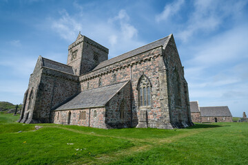 Iona Abbey viewed from the south-east - obrazy, fototapety, plakaty