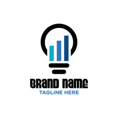 Bulb Logo Design Template Inspiration, Vector Illustration.