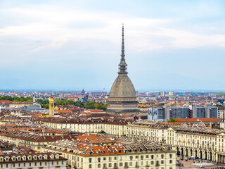 Mole Antonelliana in Turin Panorama