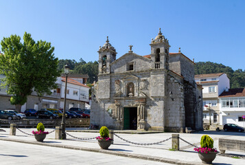 Santuario de Santa Liberata (principios del siglo XVIII). Baiona, Galicia, España.