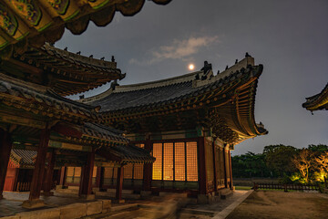 Night of Changgyeonggung palace, Seoul, Korea