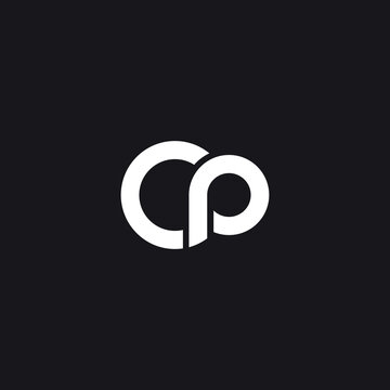 Alphabet CP Logo Design with Letters C and P.