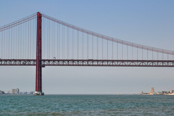  25 de Abril bridge in lisbon