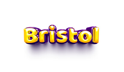 names of girls English helium balloon shiny celebration sticker 3d inflated Bristol