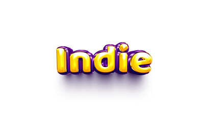 names of girls English helium balloon shiny celebration sticker 3d inflated Indie