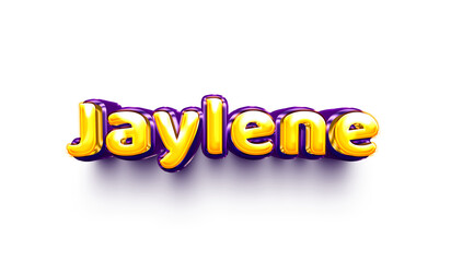 names of girls English helium balloon shiny celebration sticker 3d inflated Jaylene
