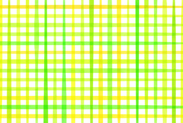 背景素材_チェック柄_黄緑
