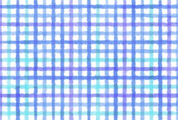 背景素材_チェック柄_青