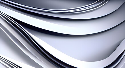 Obraz premium Abstract wave background. composition of shapes. Luxury paper cut background.