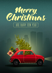 poster on the theme of Christmas