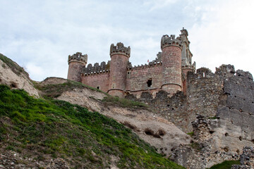 Fototapeta na wymiar Castillo de Turégano (siglo XII). Segovia, Castilla y León, España.