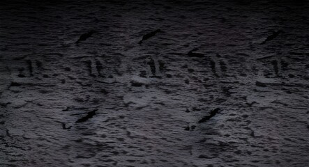 Fototapeta premium Black or dark gray rough grainy stone texture background