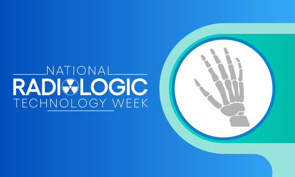 Radiologic Technology week (NRTW) is observed each year in November, Radiology is the medical discipline that use medical imaging to diagnose and treat diseases within the bodies of animals and humans