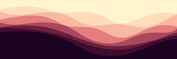 waves pattern vector illustration good for wallpaper, background, backdrop, banner, web, and design template