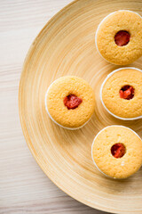 strawberry muffin