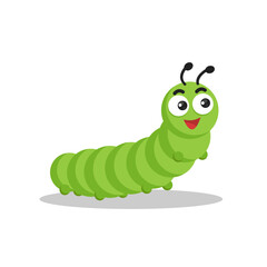 art illustration symbol realistic macot animal icon design nature concept insect of caterpillars