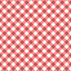 red and white checkered tablecloth