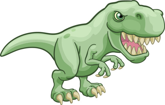 Tyrannosaurus T Rex Dinosaur Cartoon Character