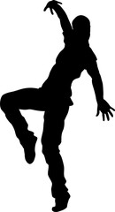 Street Dance Dancer Silhouette