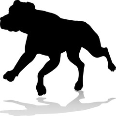 Dog Silhouette Pet Animal