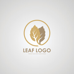 Eco icon green leaf isolated vector illustration.