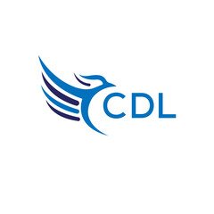 CDL technology letter logo on white background.CDL letter logo icon design for business and company. CDL letter initial vector logo design.
