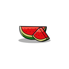 watermelon vector icon