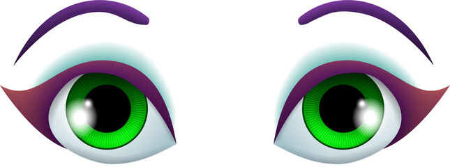 Cartoon Pair of Eyes