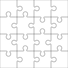 puzzle pieces isolated on a transparent background.