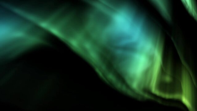 Northern lights as cosmos background. Isolated aurora animation as overlay for night sky. 29,97 fps