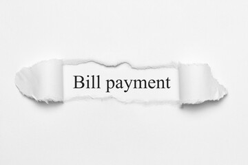 Bill payment	