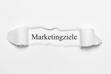 Marketingziele	