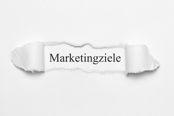 Marketingziele	