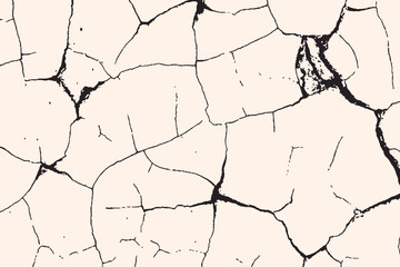 Minimalist cracked ground texture background