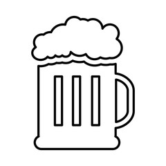 Mug with beer icon