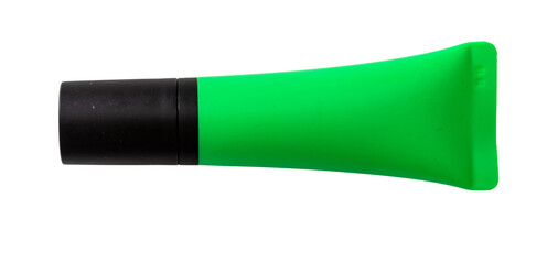 Green marker pen, fluorescent highlighter transparent background, PNG