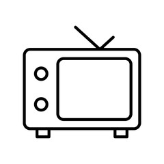 Television icon vector design templates
