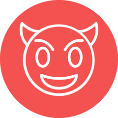 Devil Icon Style