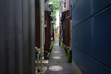 Back Alley in Hiroo, Tokyo, Japan - 日本 東京 広尾 街並み 路地裏