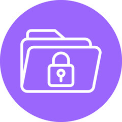 Folder Locked Icon Style