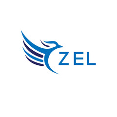 ZEL technology letter logo on white background.ZEL letter logo icon design for business and company. ZEL letter initial vector logo design.
 - obrazy, fototapety, plakaty