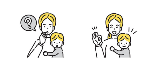 人物　イラスト　アイコン