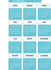 Calendar 2023, Annual schedule 2023, Yearbook 2023, Almanac 2023
