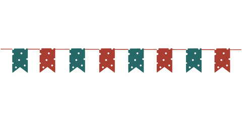 Christmas Party Banner Illustration